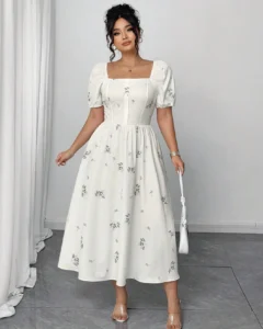 Vestido elegante, romántico y de verano para ocasiones especiales