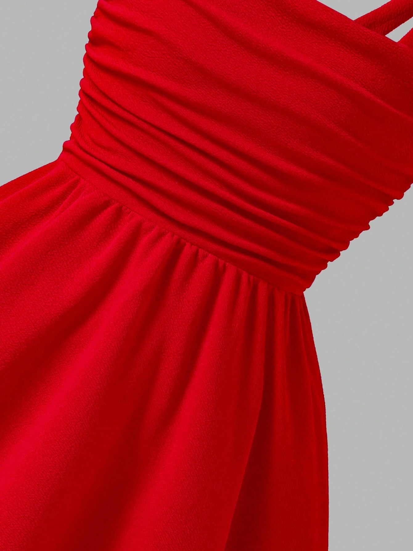 Vestido de verano elegante para adolescentes con tirantes rojos - Imagen 3