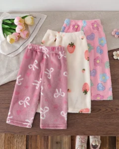 Pantalon informal para niña bebé con estampado