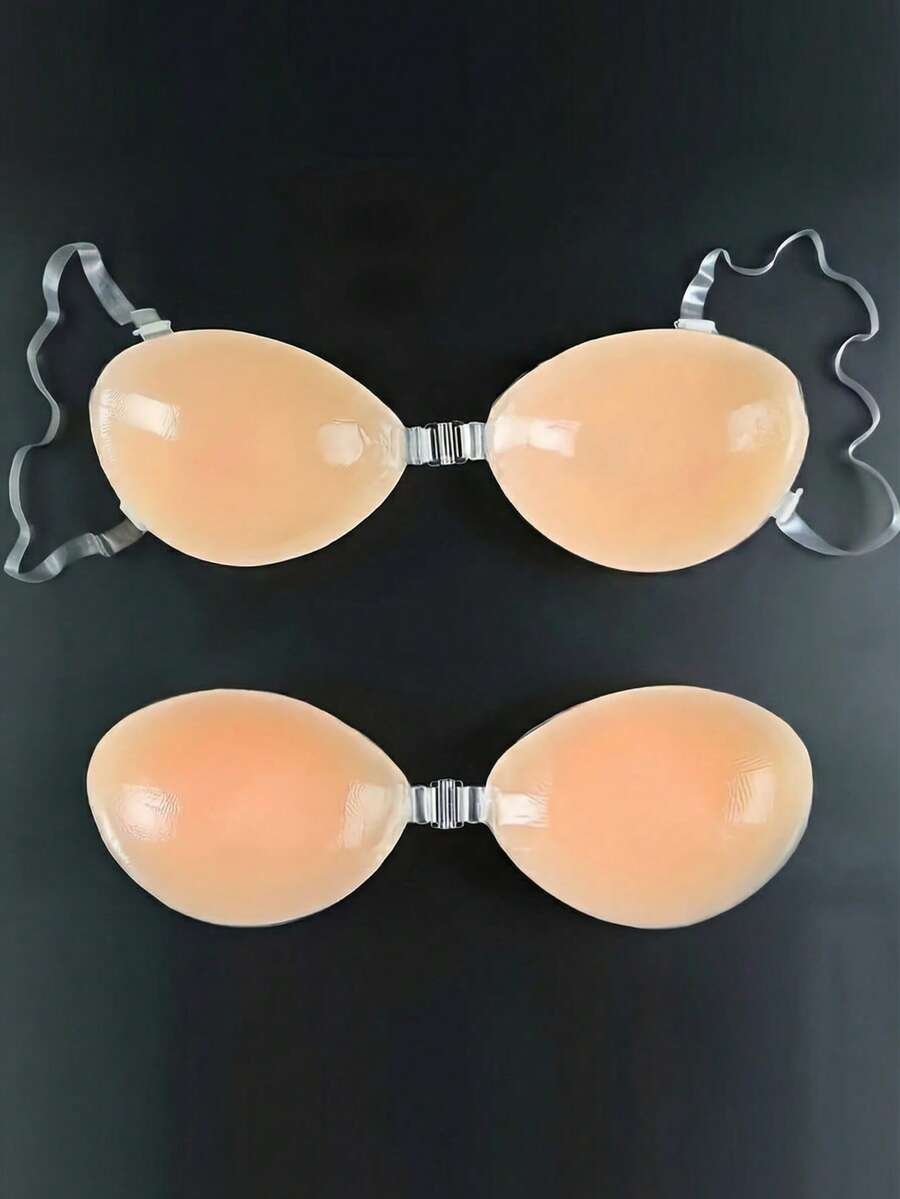 2 pares de Sujetadores de Silicona con Tirantes, Sujetadores Invisibles