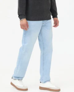 Jeans Recto Azul Claro