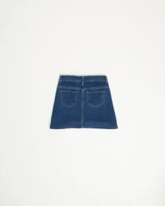 Falda de Mezclilla Azul Fuerte