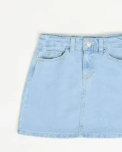 Falda de Mezclilla Azul Claro