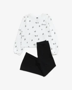 Conjunto Largo Cerezas Blanco