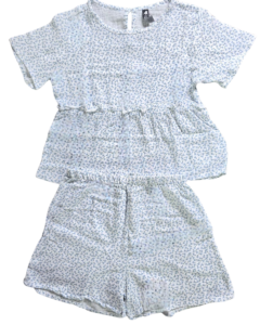 Conjunto short + blusa manga corta