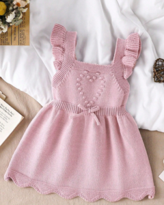 Vestido de tirantes sin mangas con dobladillo de Ruffle