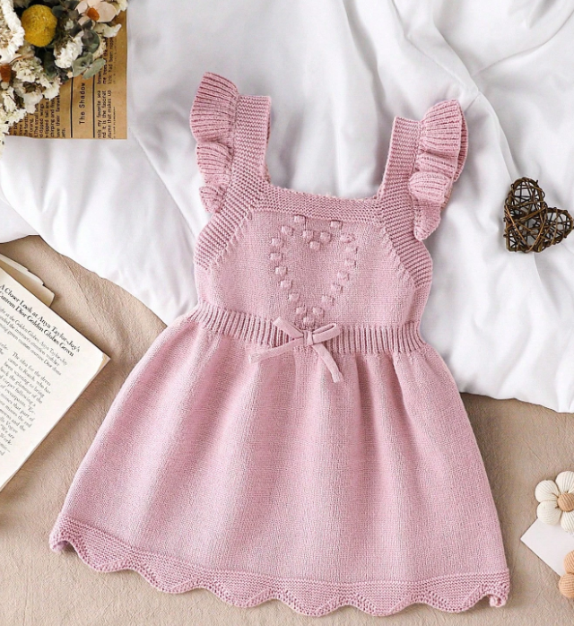 Vestido de tirantes sin mangas con dobladillo de Ruffle