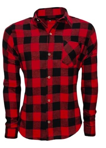 Camisa manga larga de cuadros