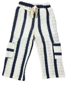 Pantalón niña rayas recto