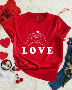 Camiseta de mujer de manga corta, cuello redondo, suelta