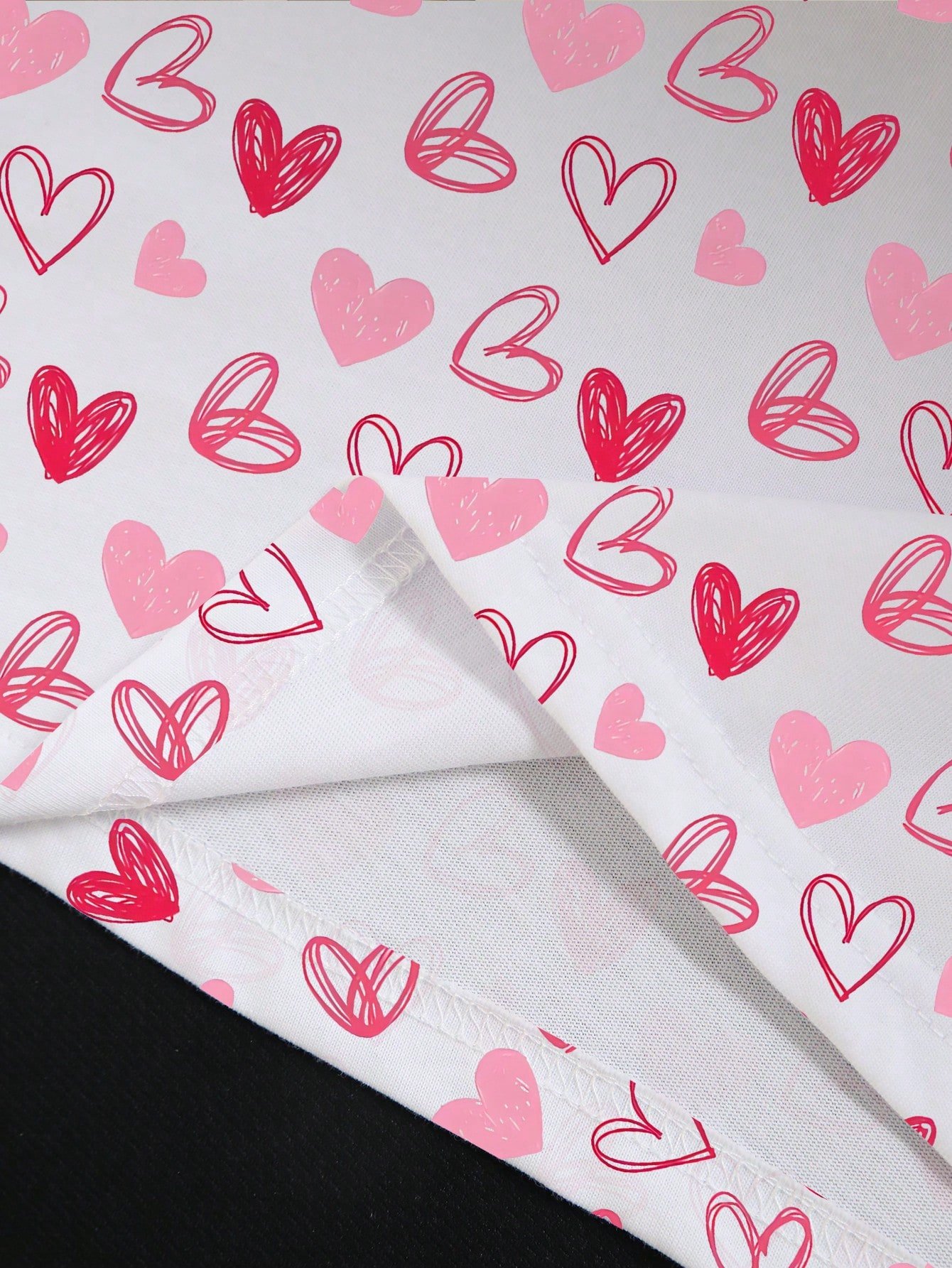 Camiseta de mujer de cuello redondo con estampado gráfico minimalista - Imagen 3