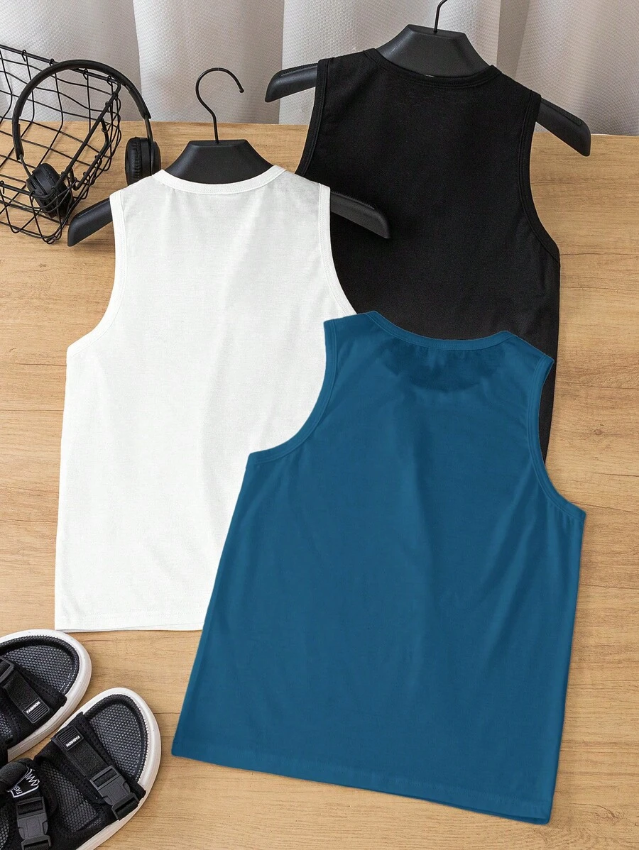 Camisetas de tirantes de cuello redondo con diseño lindo - Imagen 2