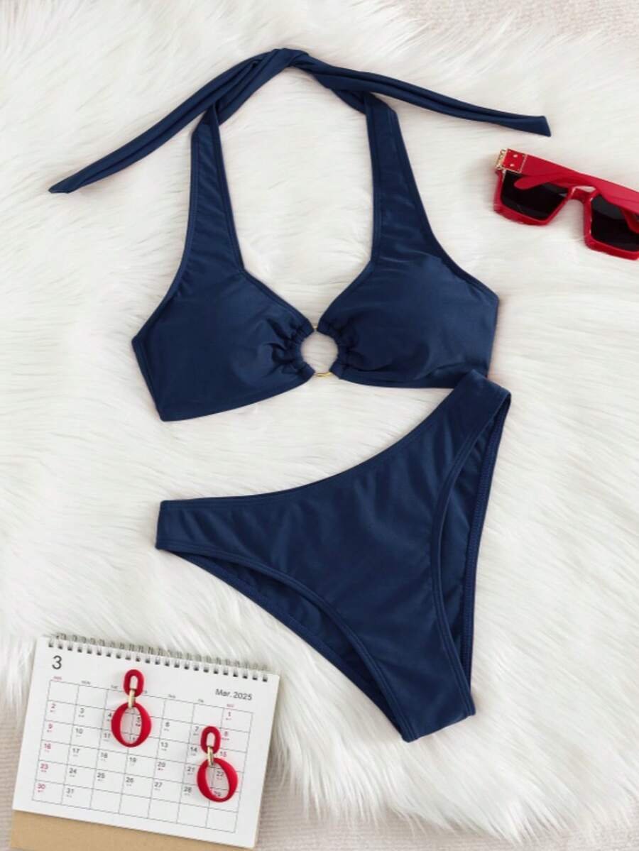 Traje de baño de 2 piezas elegante para vacaciones en la playa - Imagen 3