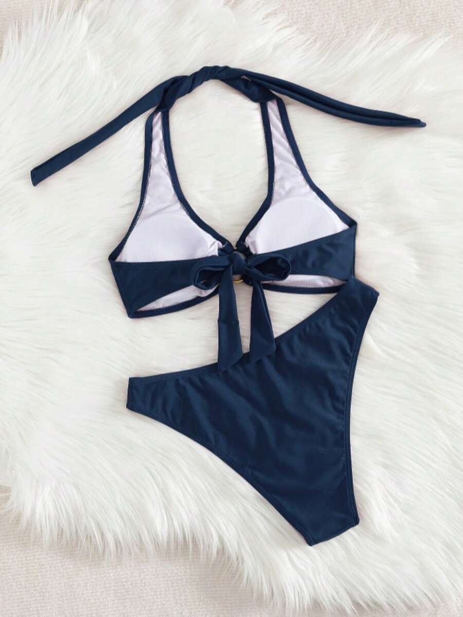 Traje de baño de 2 piezas elegante para vacaciones en la playa - Imagen 2