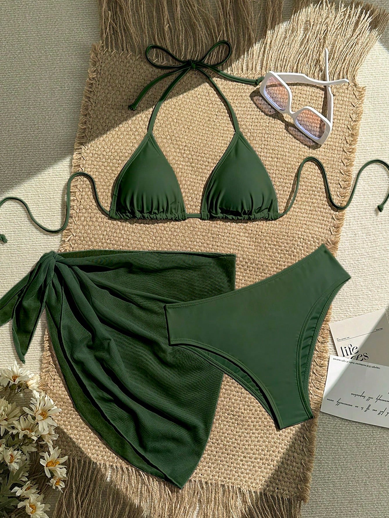 Traje de baño sexy y falda pareo para playa y verano - Imagen 3
