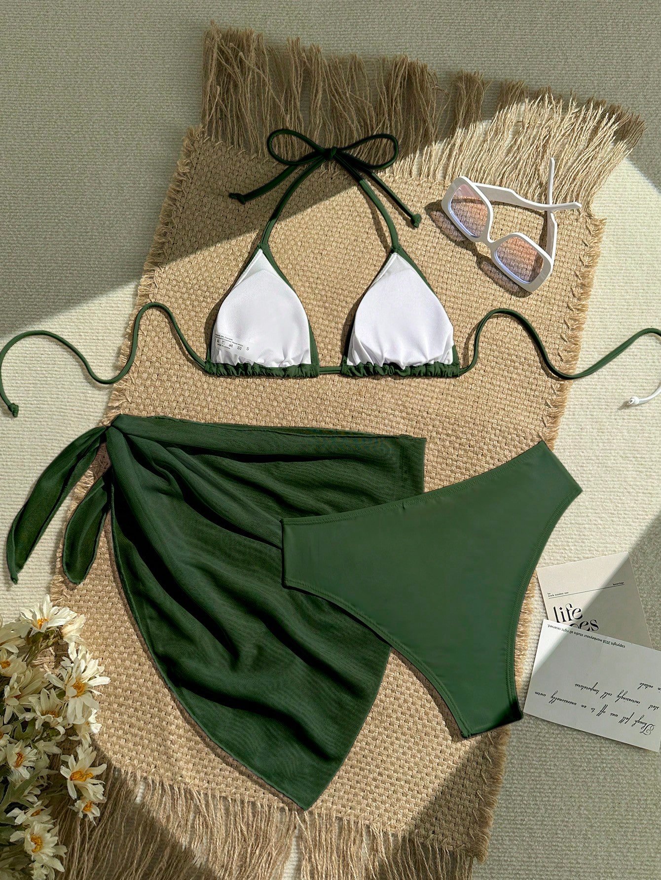 Traje de baño sexy y falda pareo para playa y verano - Imagen 2