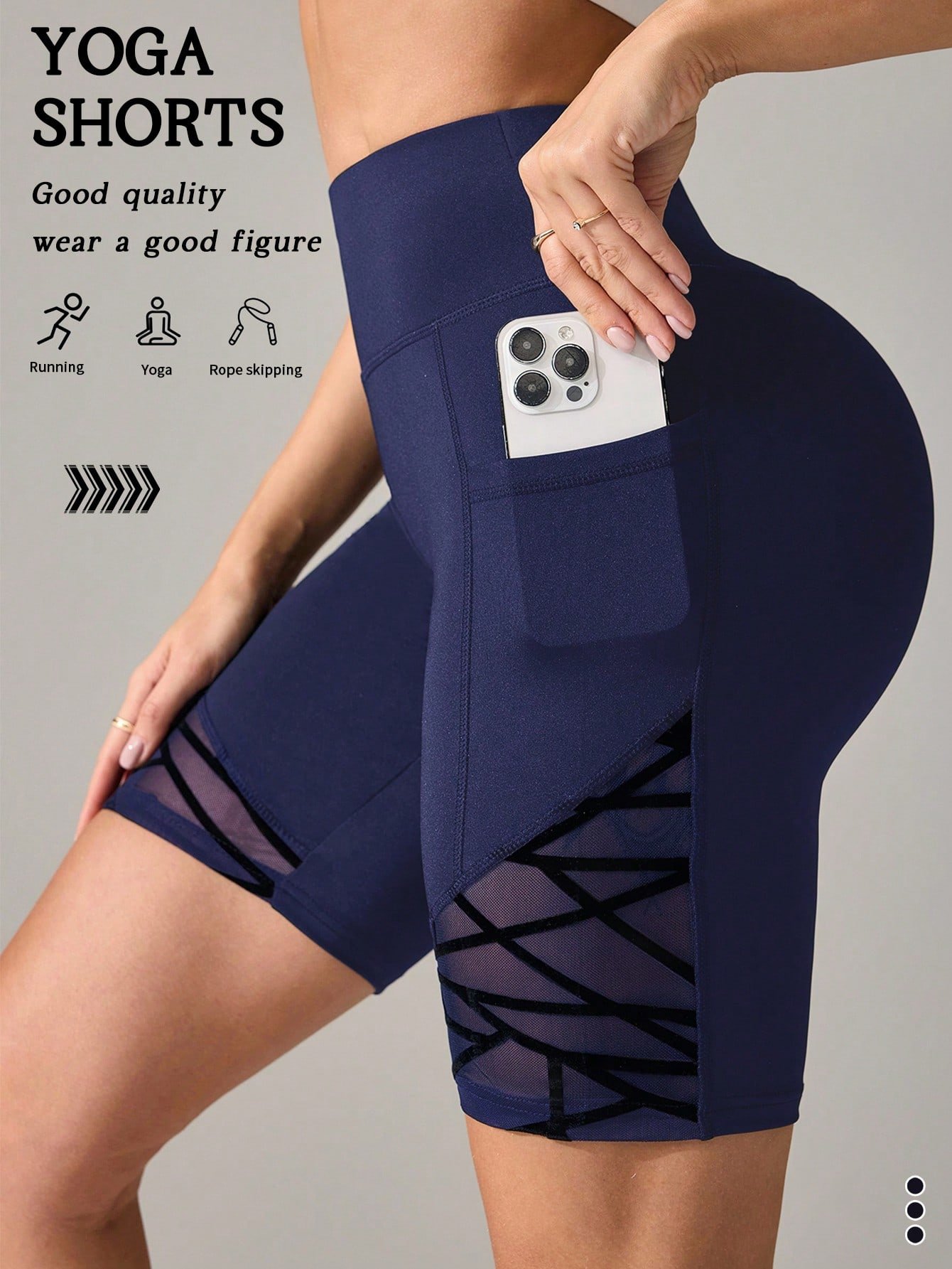 Leggings deportivos para mujer, unicolor