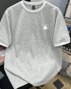Camiseta casual de manga corta con estampado