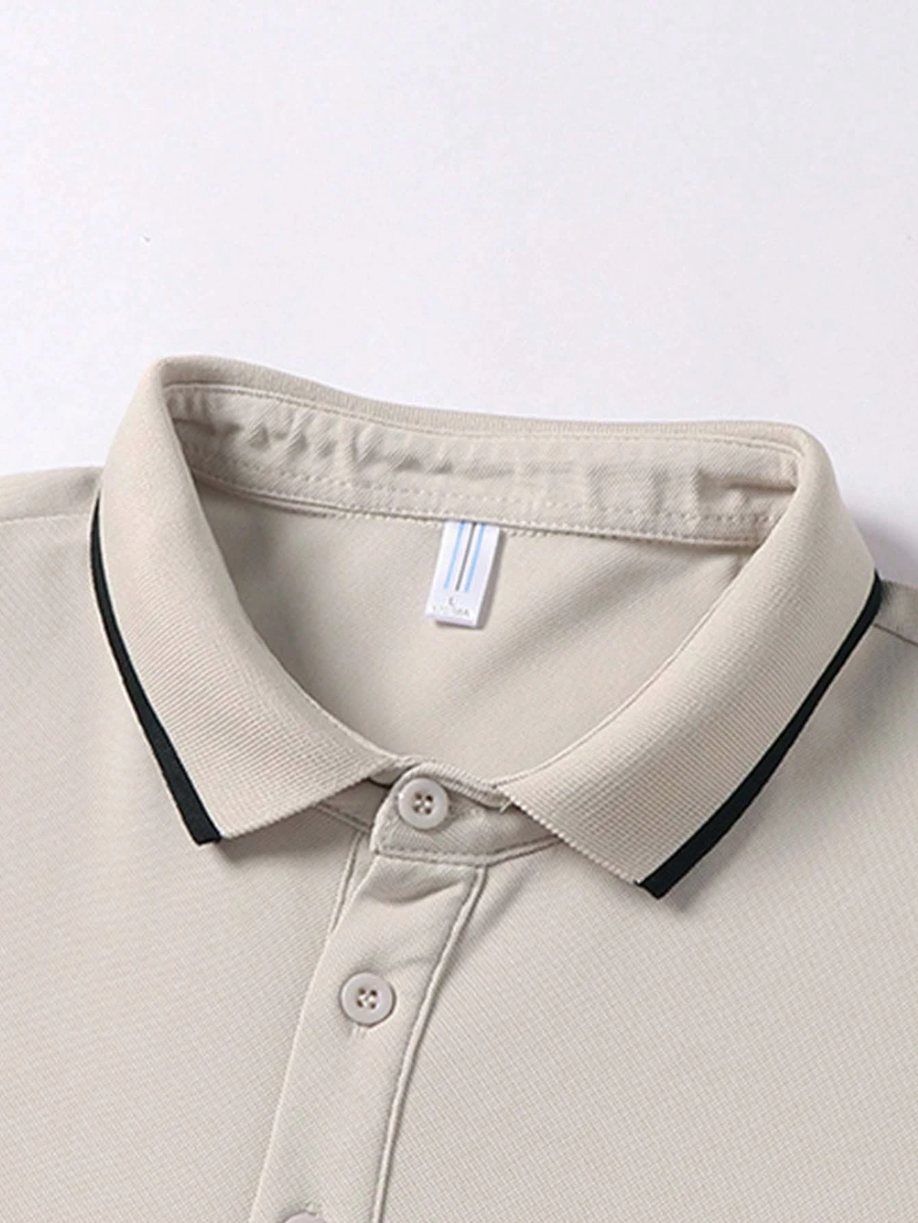 Camisa polo de corte slim para hombre - Imagen 3
