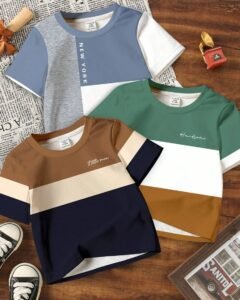 Camiseta de manga corta casual y cómoda con estampado gráfico