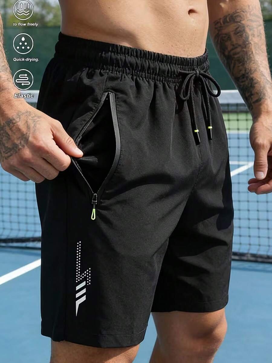 Pantalones cortos de verano con estampado de relámpago