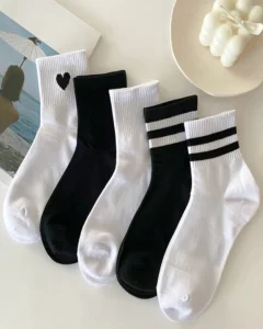 5 pares de calcetines versátiles a media pantorrilla