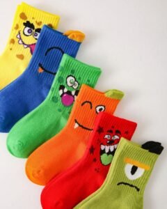 5 pares de calcetines de media caña para niños con diseño de dinosaurios de dibujos animados (copia)