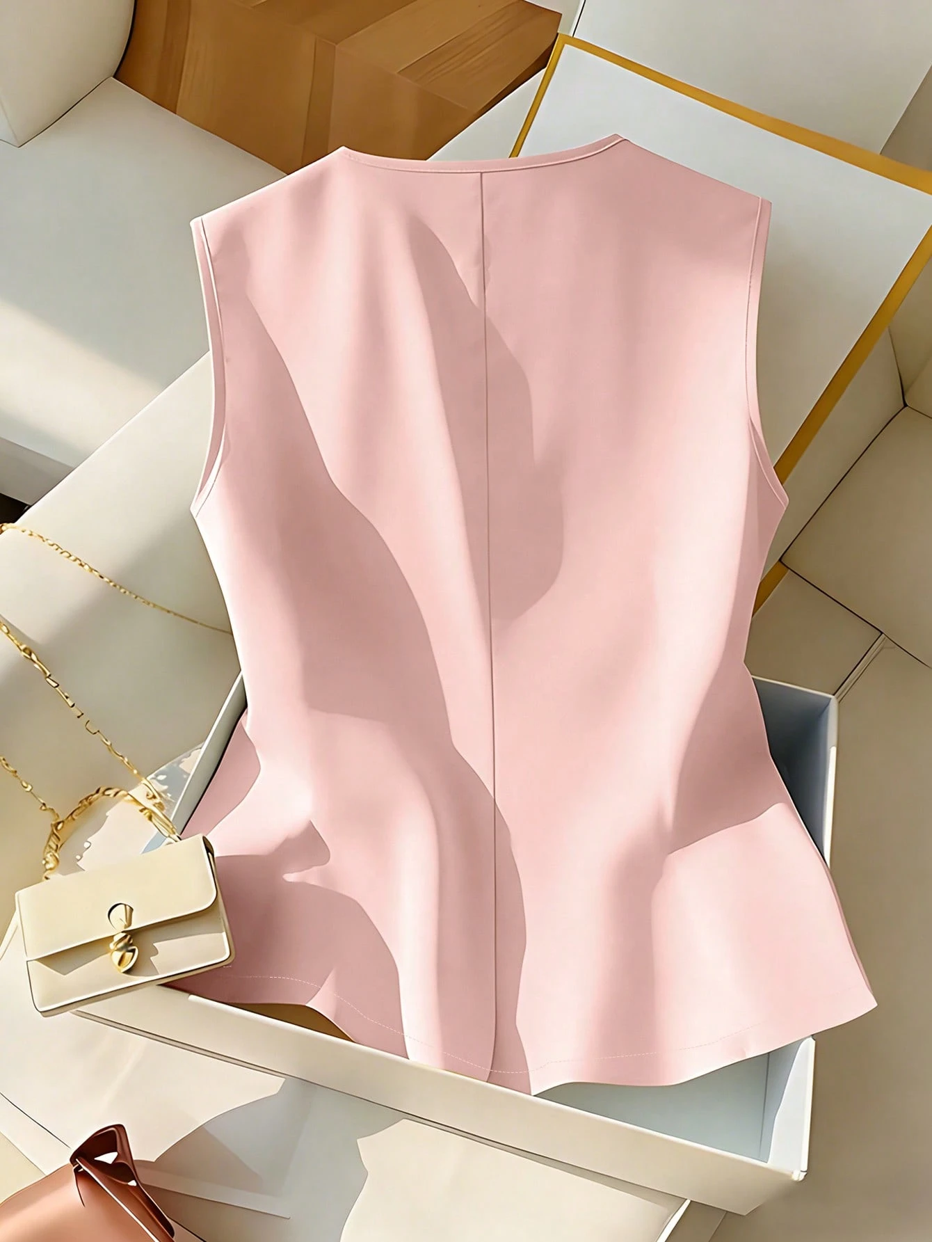 Blusa sin mangas elegante - Imagen 2
