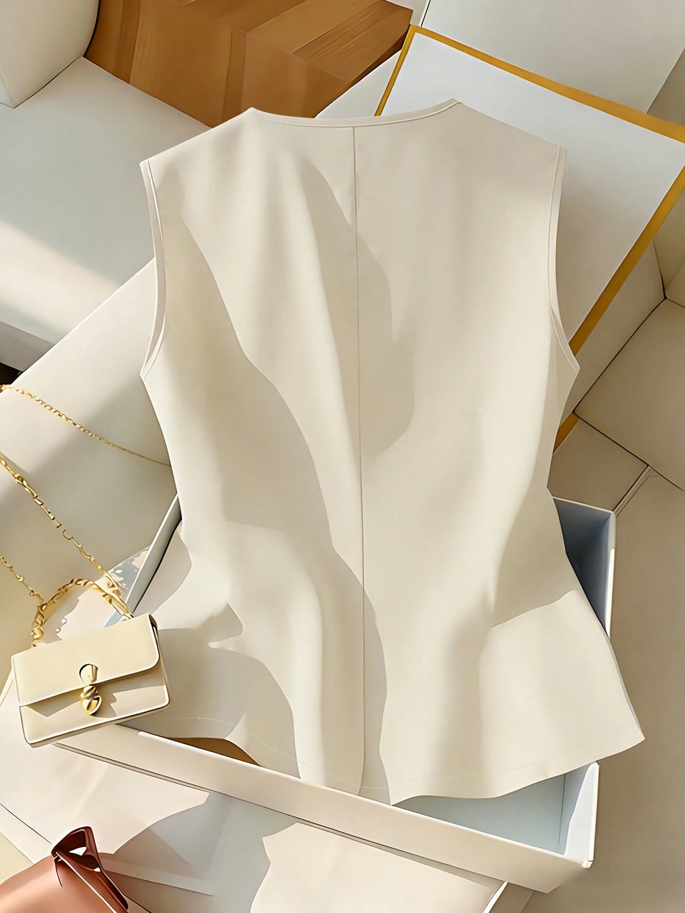 Blusa sin mangas elegante - Imagen 2