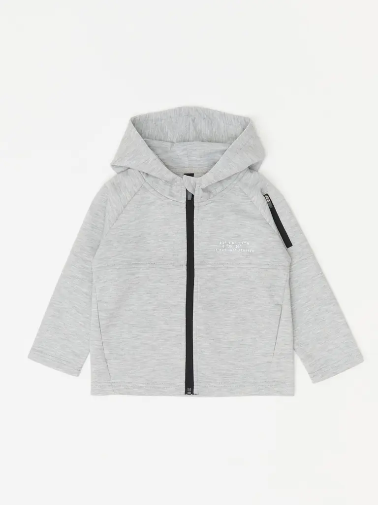 Sudadera Gris Jaspeado