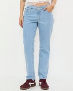 Jeans de Mezclilla Slim Azul Claro