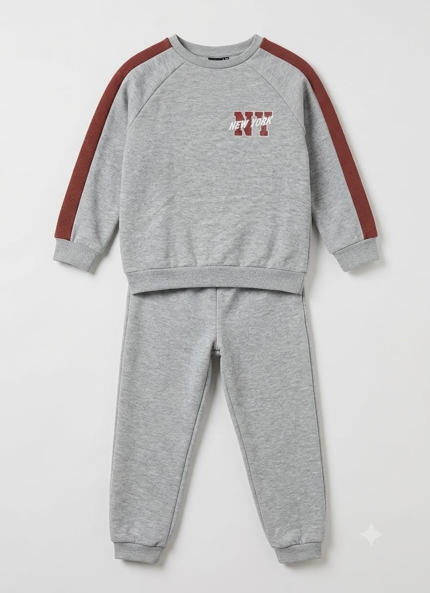 Conjunto pantalón sudadera combinado