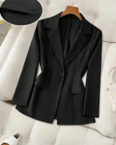 Chaqueta de traje de para otoño e invierno, estilo de oficina y negocios casual