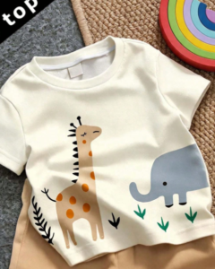 Top informal minimalista para niño pequeño