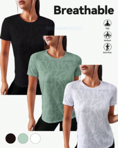 Camiseta deportiva de unicolor con espalda con corte y retorcido