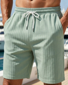 Pantalones cortos casuales de estilo bohemio clásico
