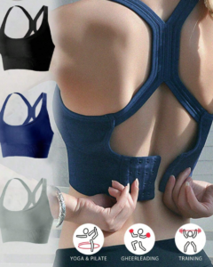 Sujetador de fitness, top corto sexy, sujetador acolchado