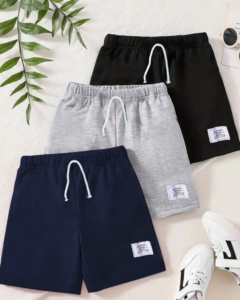 shorts deportivos casuales para niño joven