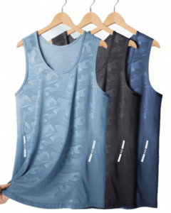 Camiseta deportiva sin manga ligeras & suaves