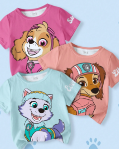 Camiseta casual de manga corta con estampado de dibujos animados